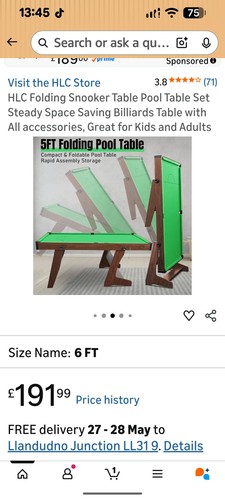 Mini pool table with - table, folding