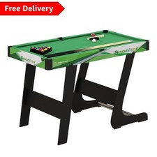 Compact Folding Pool Table Set