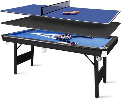 6ft foldable game table - in,